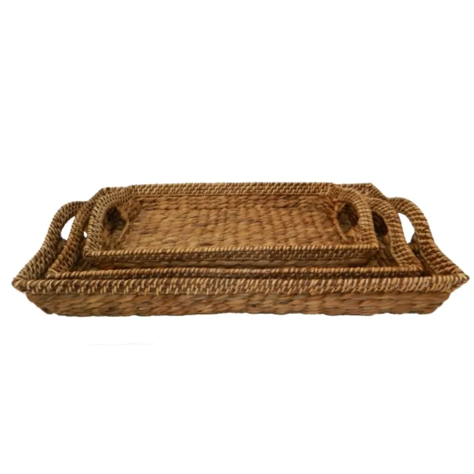Rectangular Water Hyacinth Tray Vietnam