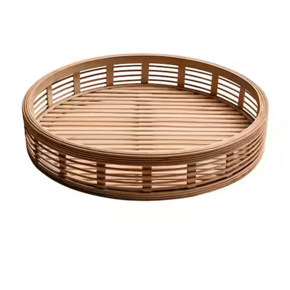 Round Bamboo Serving Tray Short Lead Time