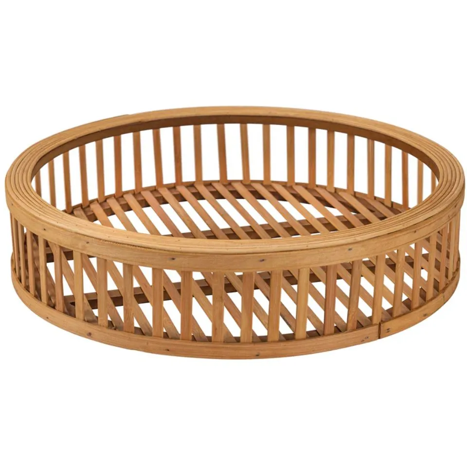 Round Bamboo Serving Tray Manufacturer