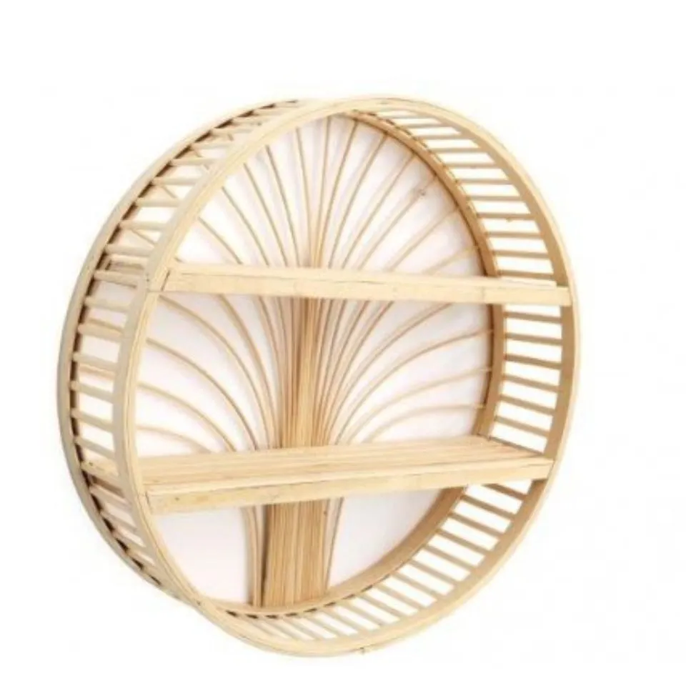 Round Bamboo Wall Shelf OEM