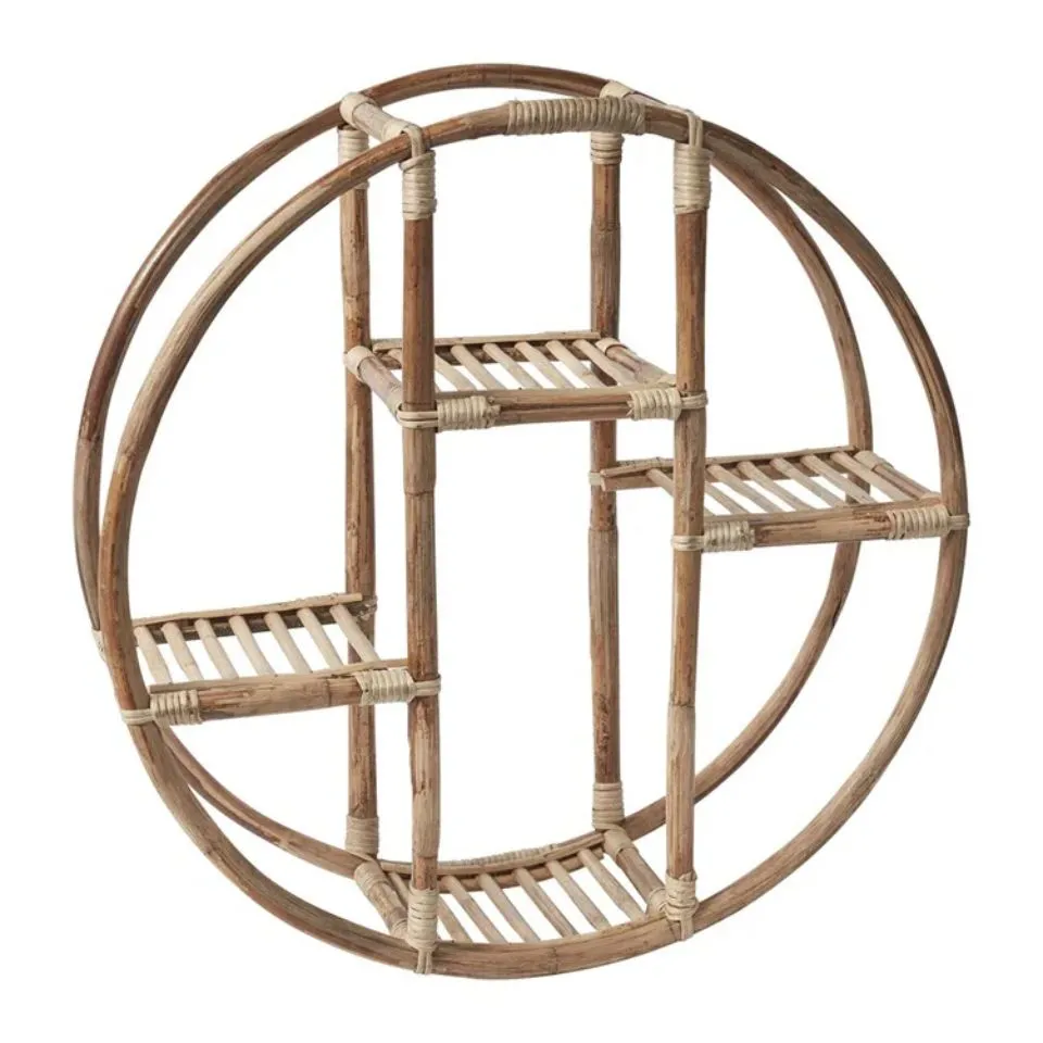 Round Bamboo Wall Shelf Vietnam