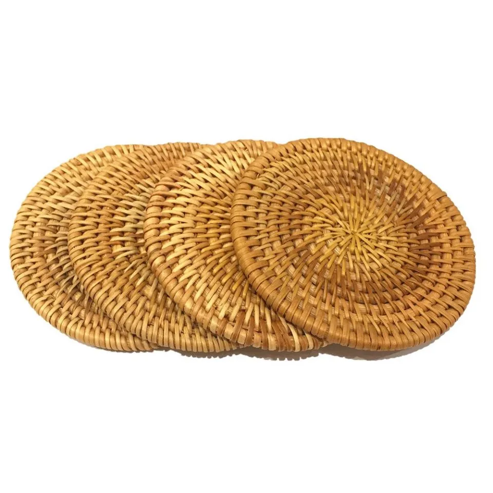 Round Rattan Coasters Short Lead Time
