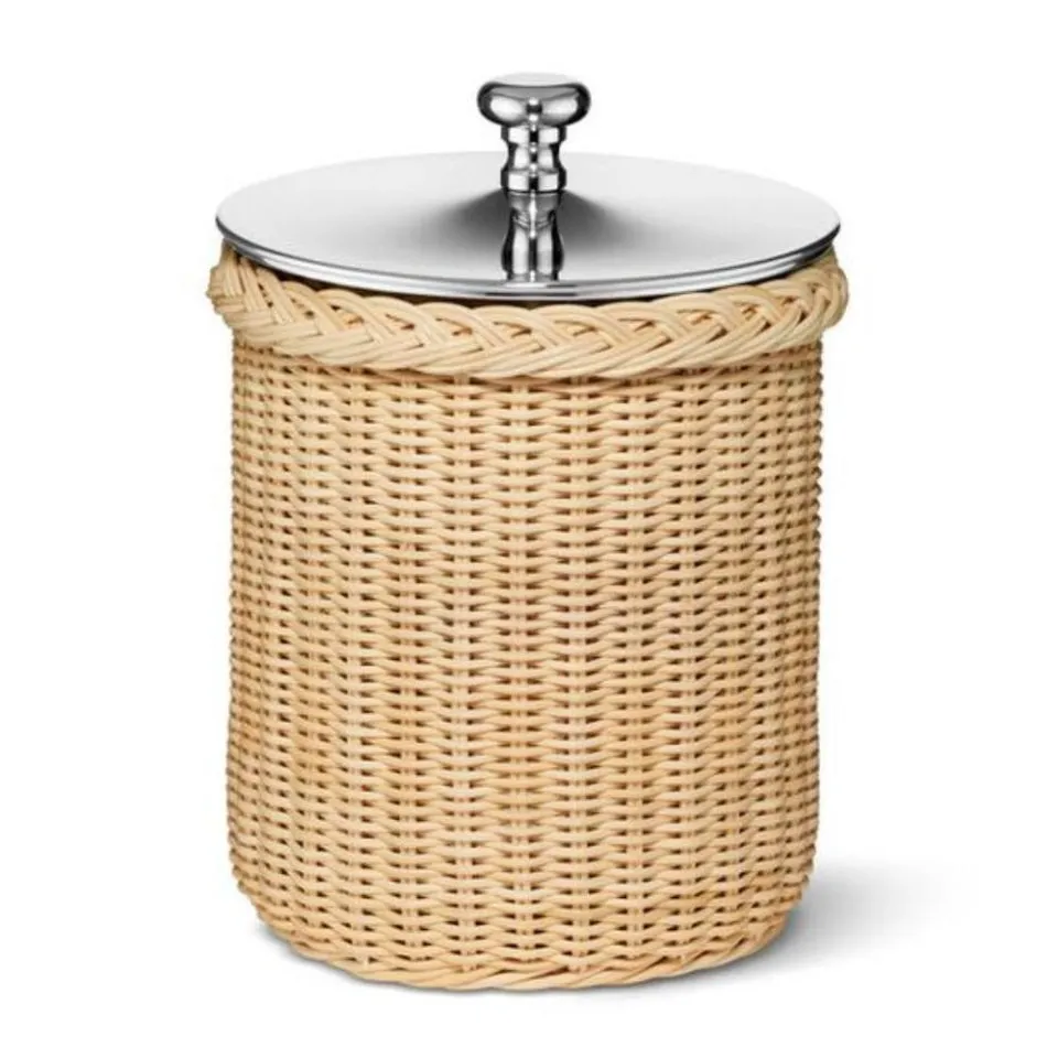 Round Rattan Ice Bucket Low Moq