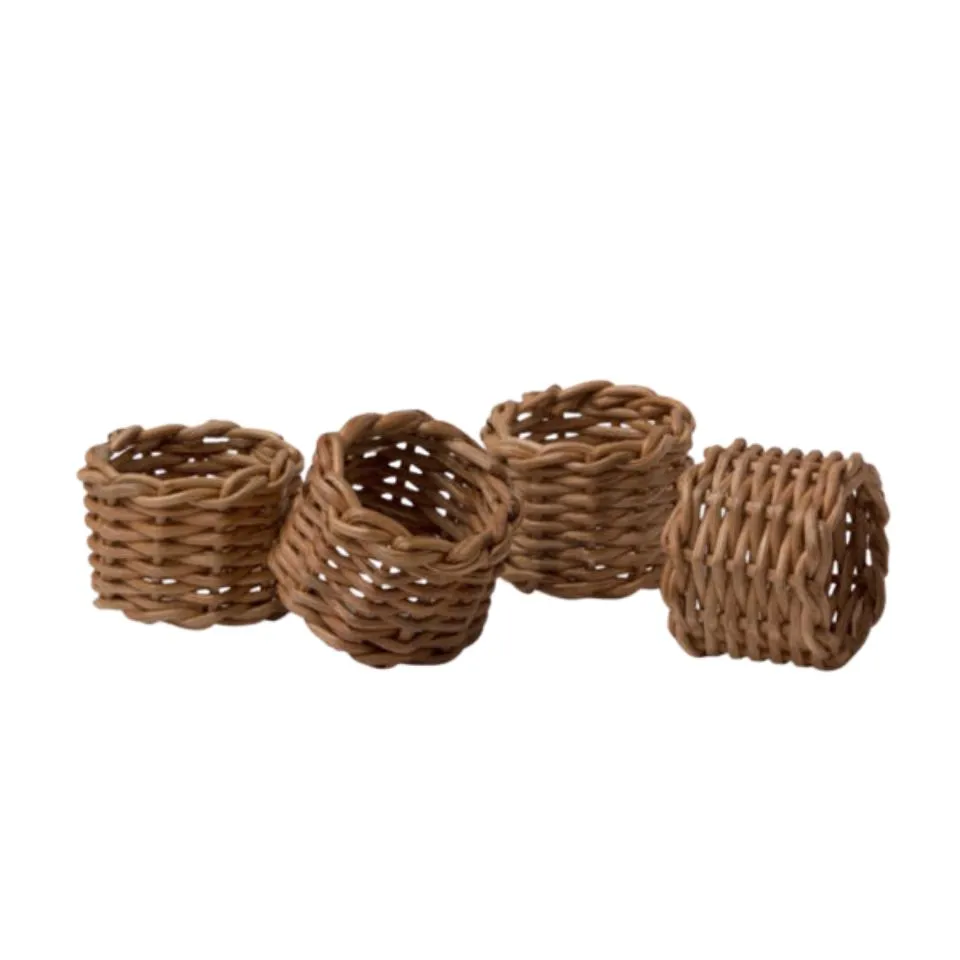 Round Rattan Napkin Rings Vietnam