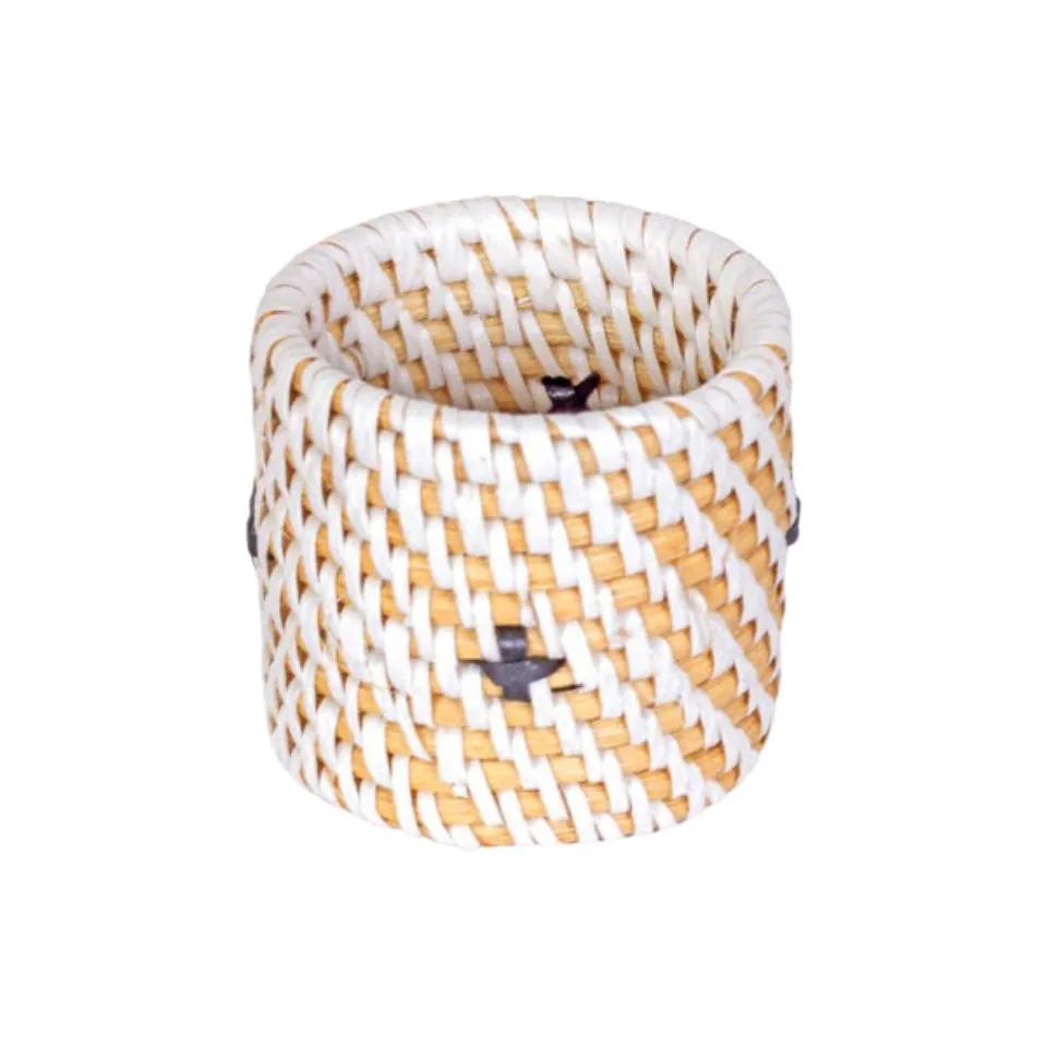 Round Rattan Napkin Rings Manufacturer