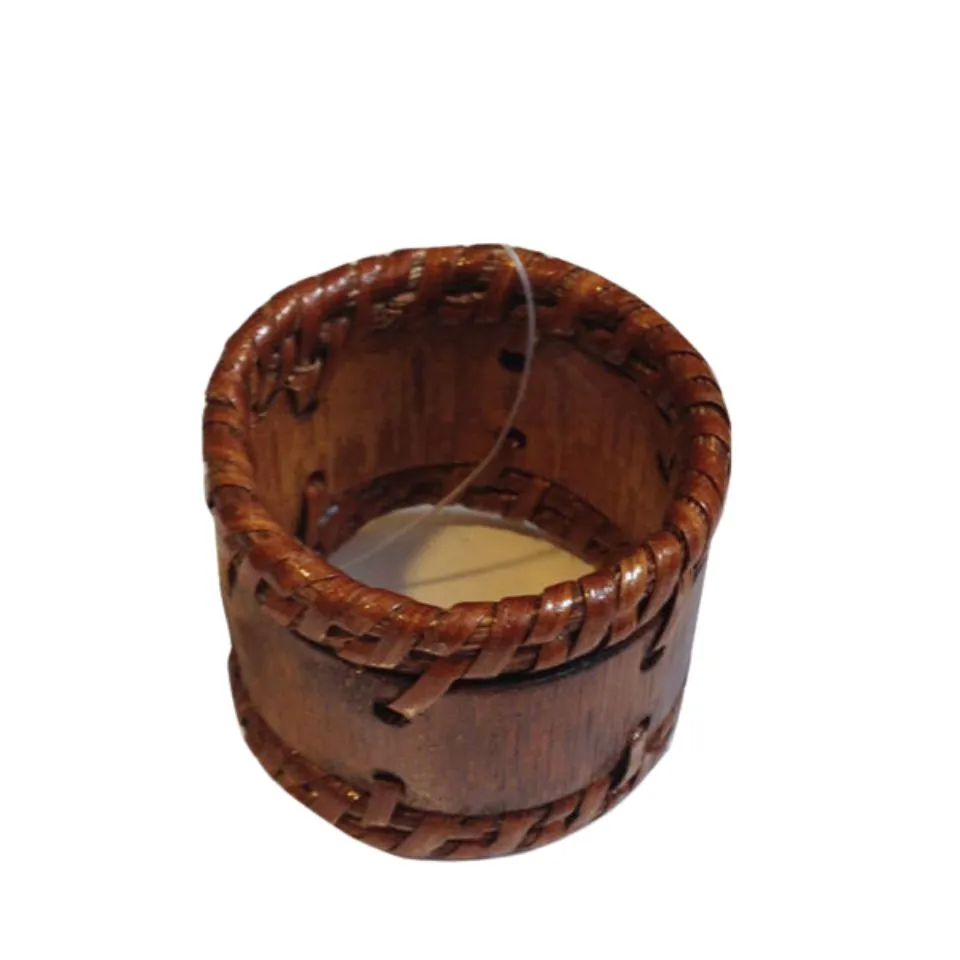 Round Rattan Napkin Rings Fob