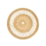 Patterned Round Rattan Placemats Manufacturer