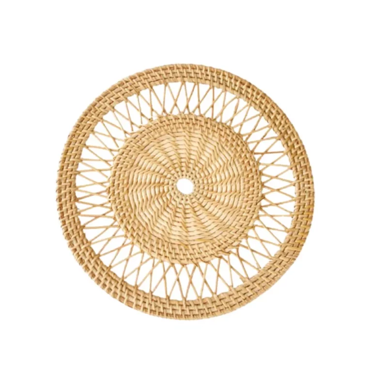 Patterned Round Rattan Placemats Manufacturer