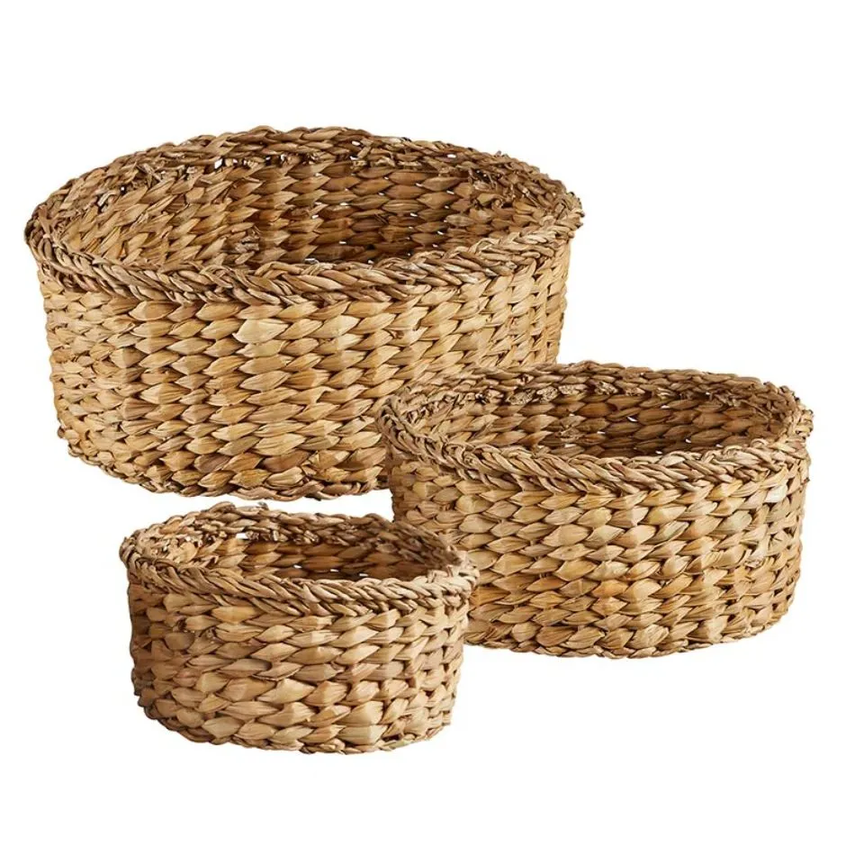 Round Seagrass Storage Basket Manufacturer