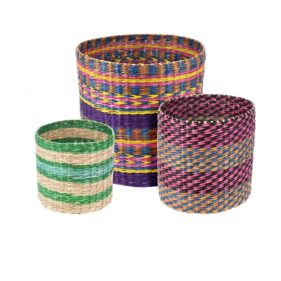 Round Seagrass Storage Basket Short Lead Time