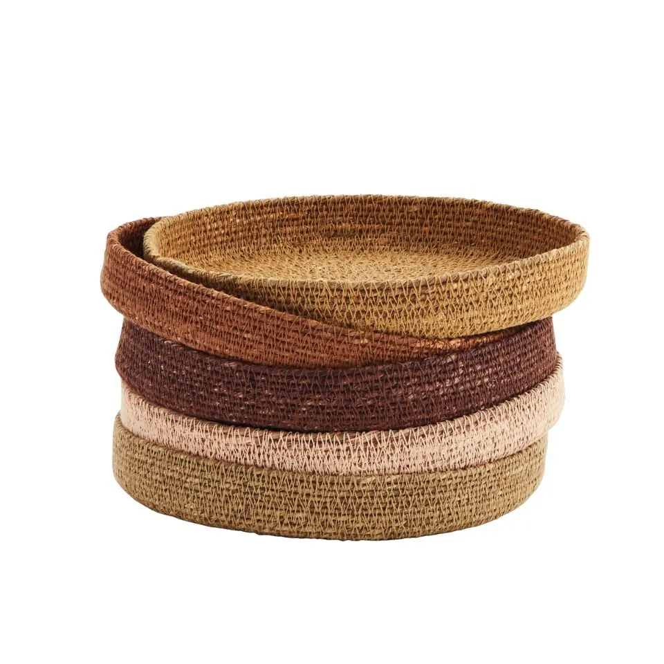 Round Seagrass Tray Handicraft