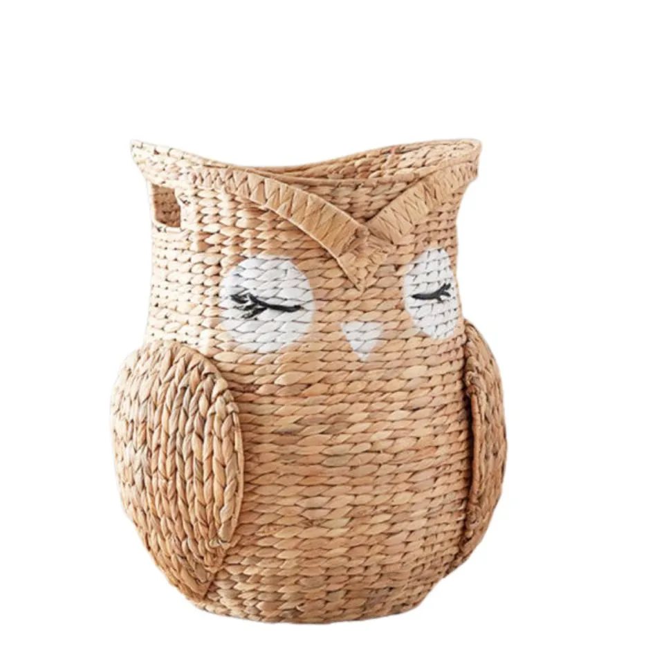 Round Water Hyacinth Hamper Vietnam