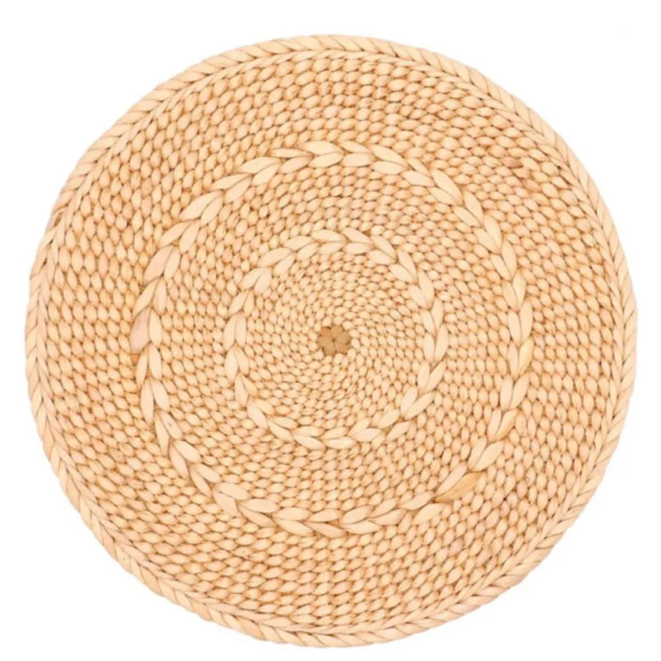 Round Water Hyacinth Placemats Hight Quality