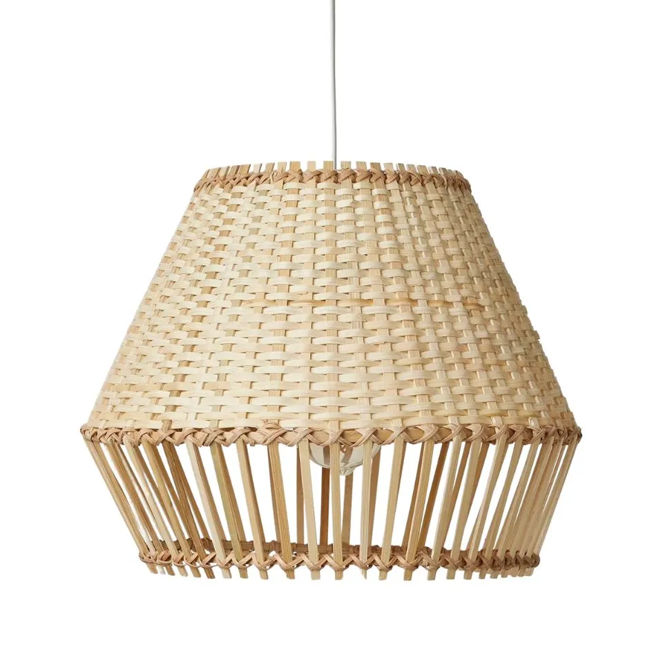 Woven Bamboo Lampshade Private Label