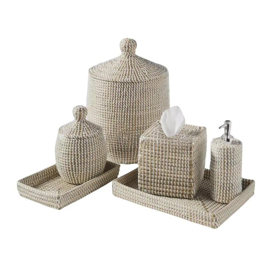 Seagrass Bathroom Set Private Label