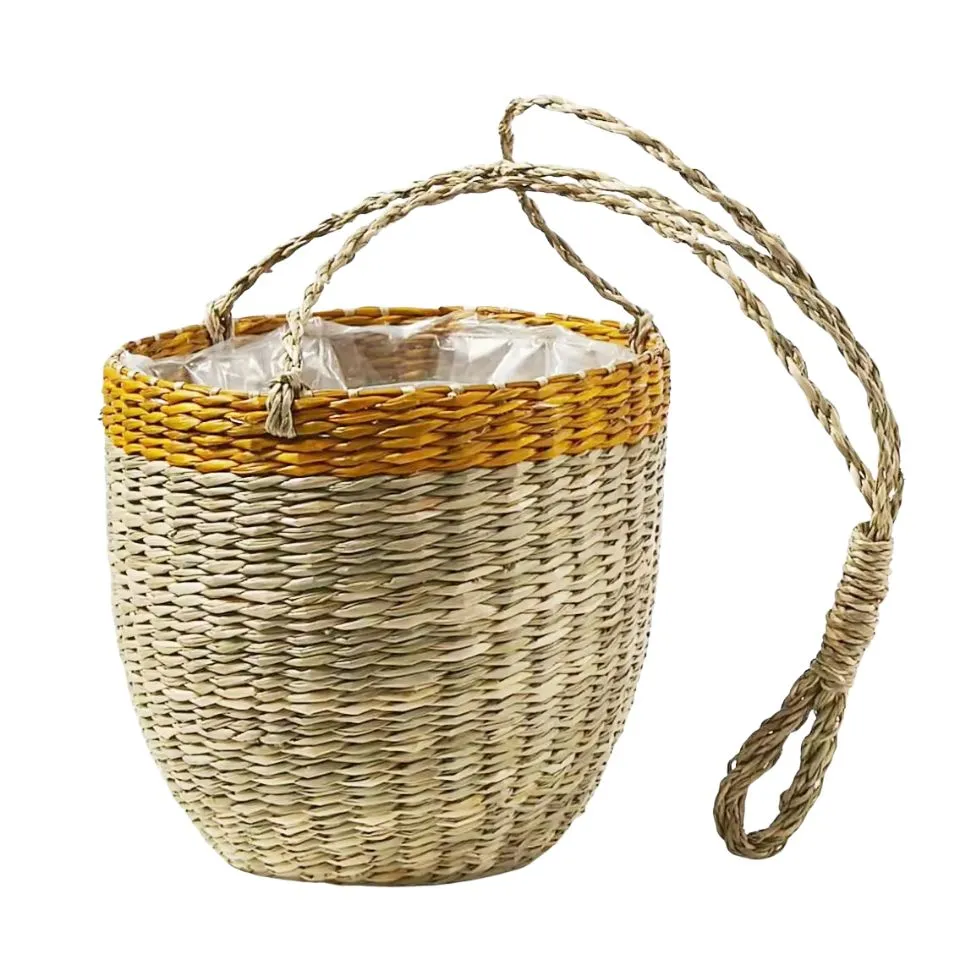 Seagrass Hanging Planter Low Moq