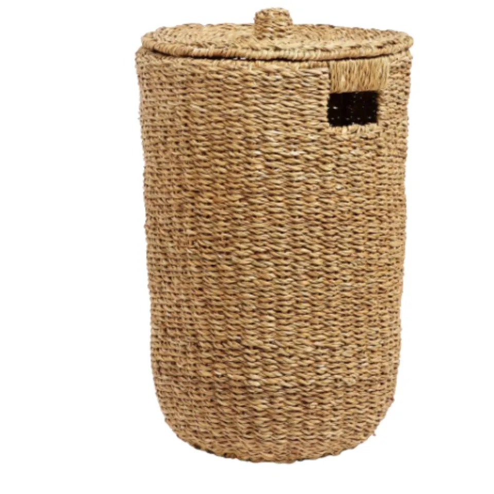 Seagrass Laundry Baskets with Lid Low Moq