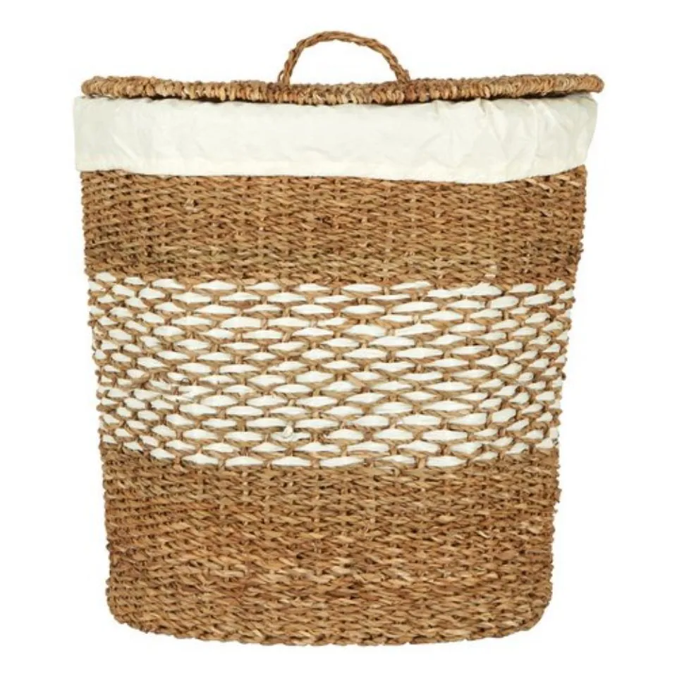 Seagrass Laundry Baskets with Lid OEM