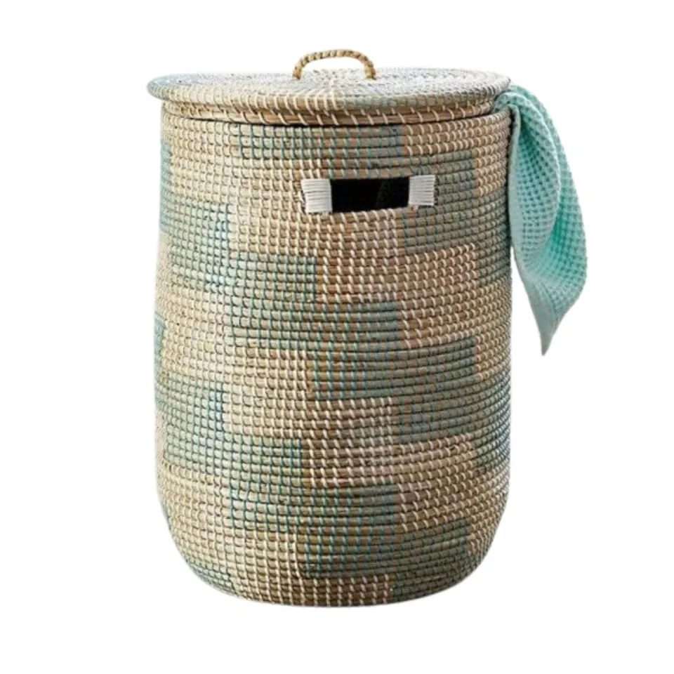 Seagrass Laundry Baskets with Lid Private Label