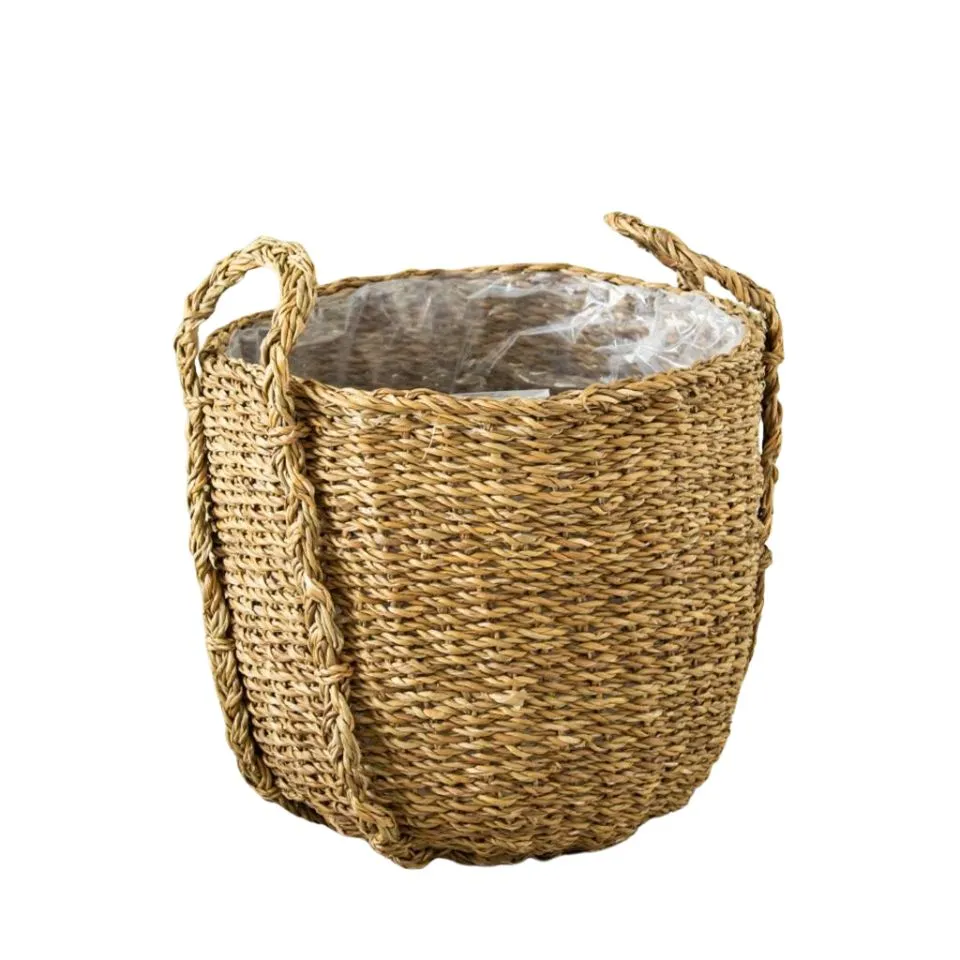 Seagrass Planter with Handles Custom