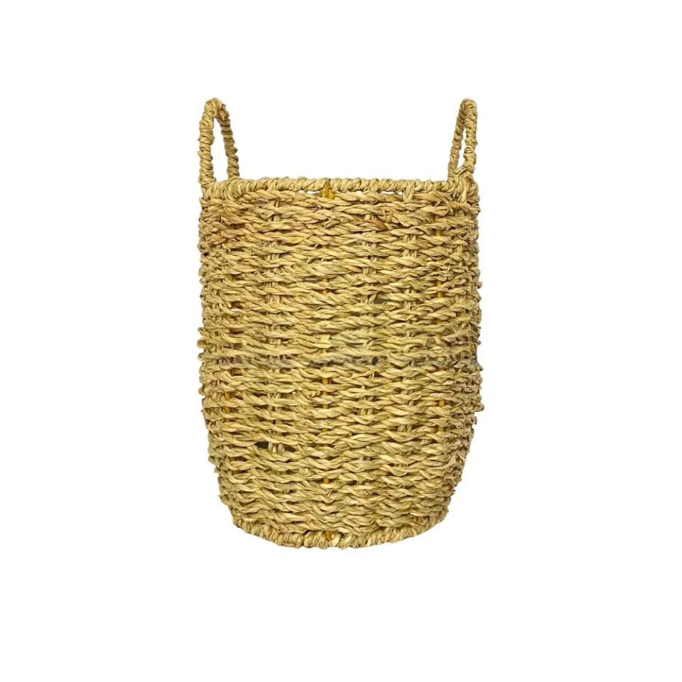 Seagrass Planter with Handles Hight Quality