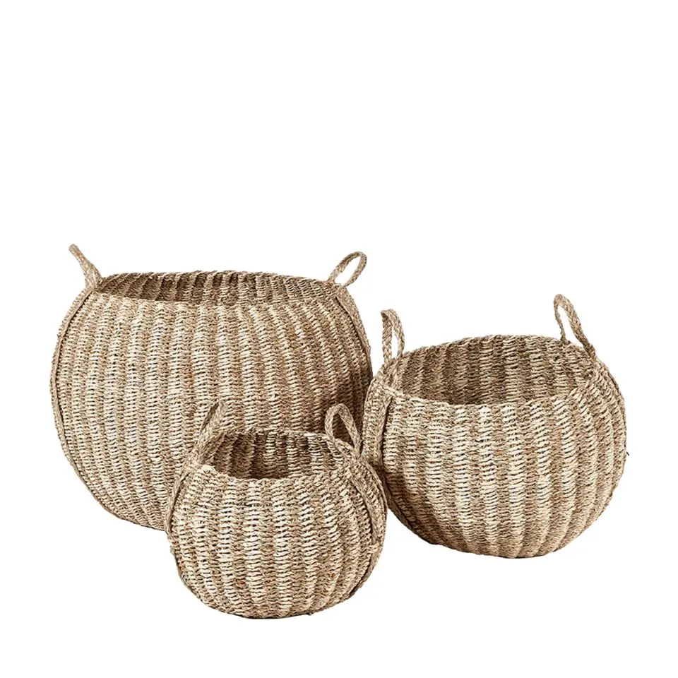 Seagrass Storage Basket Set Manufacturer