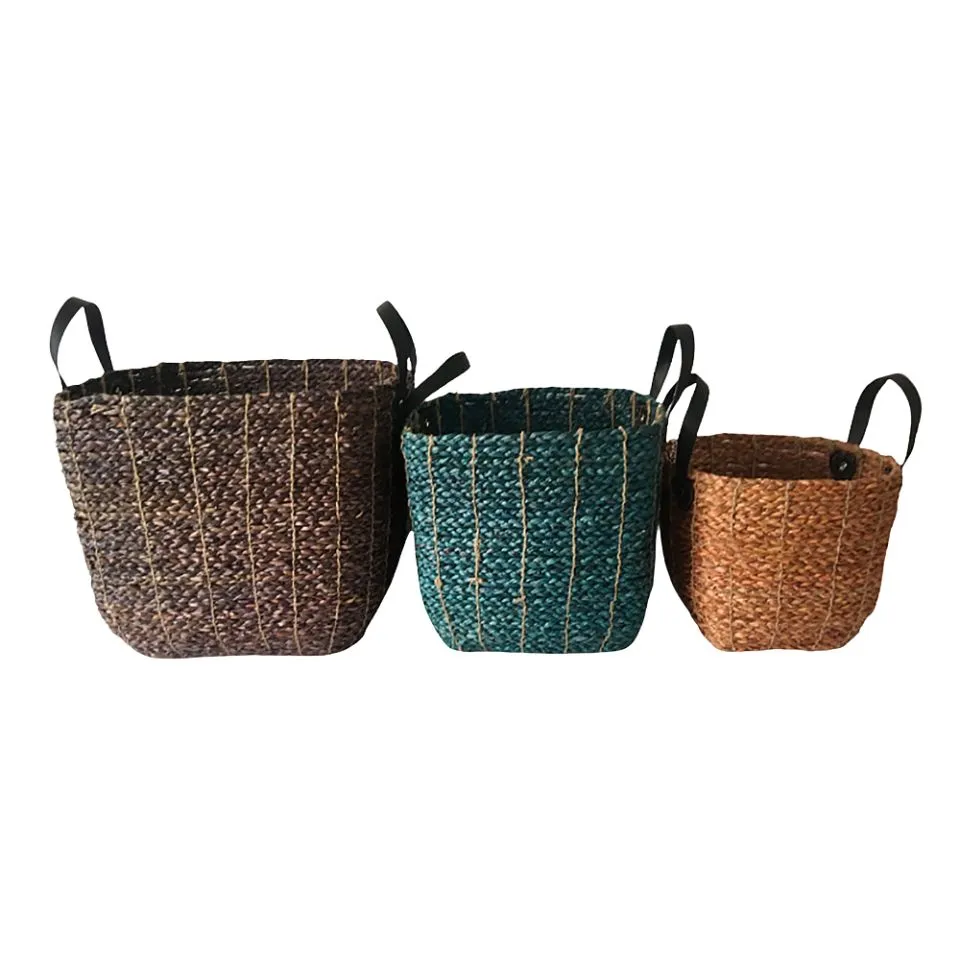 Seagrass Storage Basket Set Vietnam