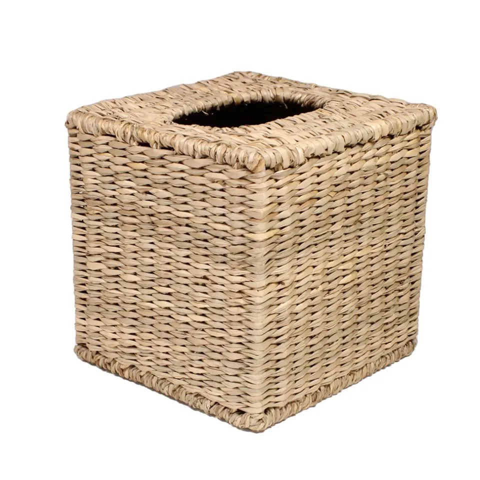Seagrass Tissue Napkin Box Handicraft