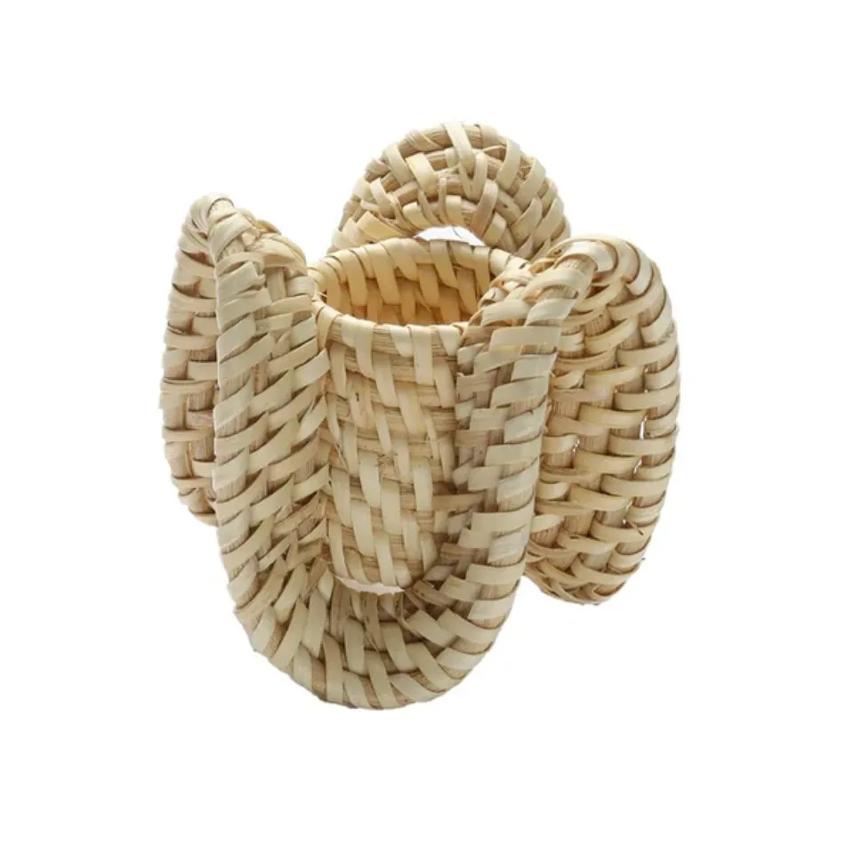 Shaped Rattan Napkin Rings Vietnam
