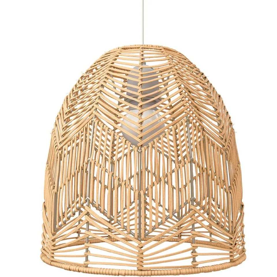 Small Dome Shaped Rattan Lampshade Private Label