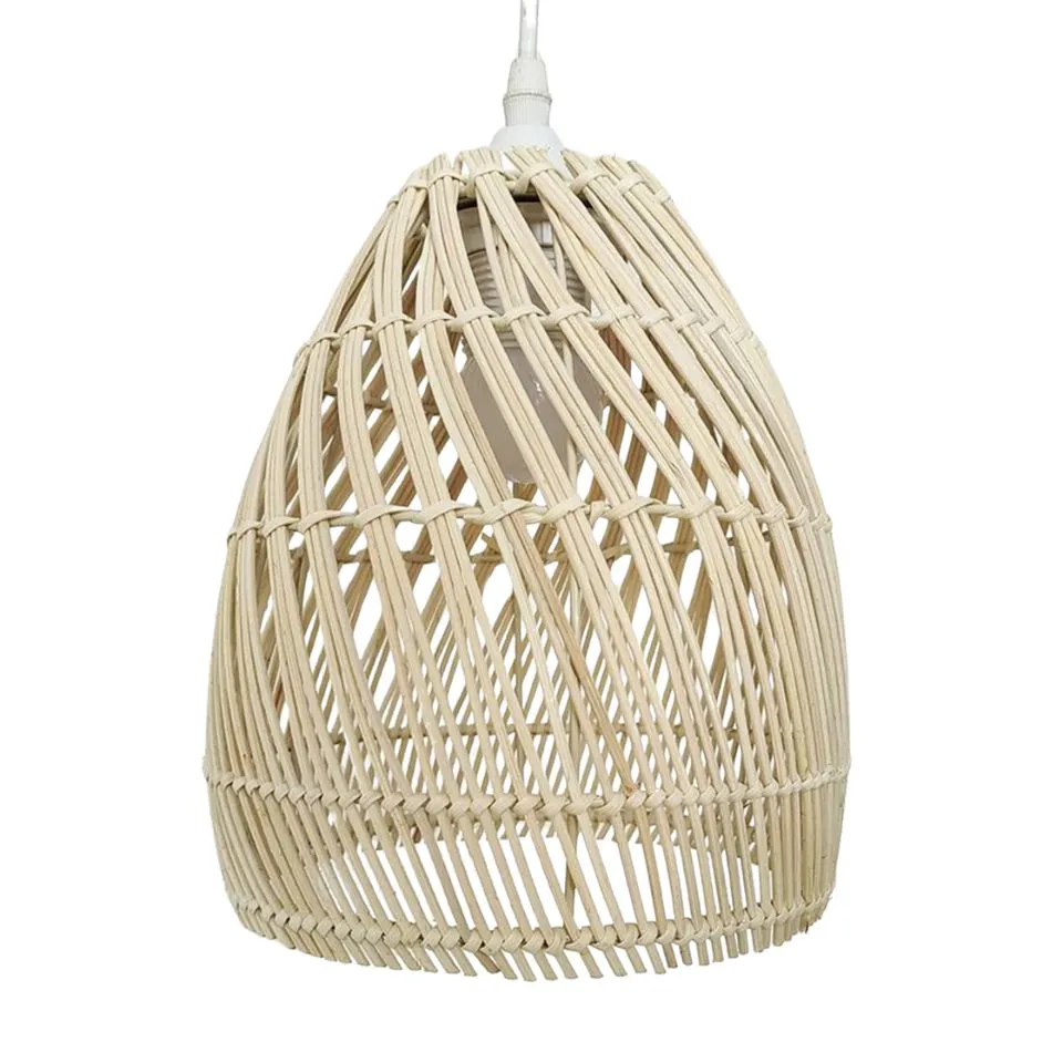 Small Dome Shaped Rattan Lampshade Short Lead Time