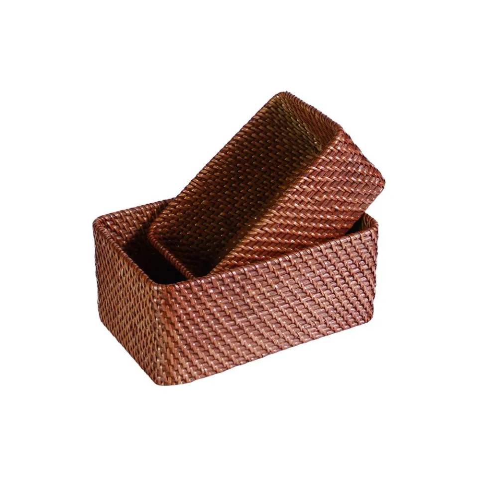 Small Rattan Storage Baskets OEM