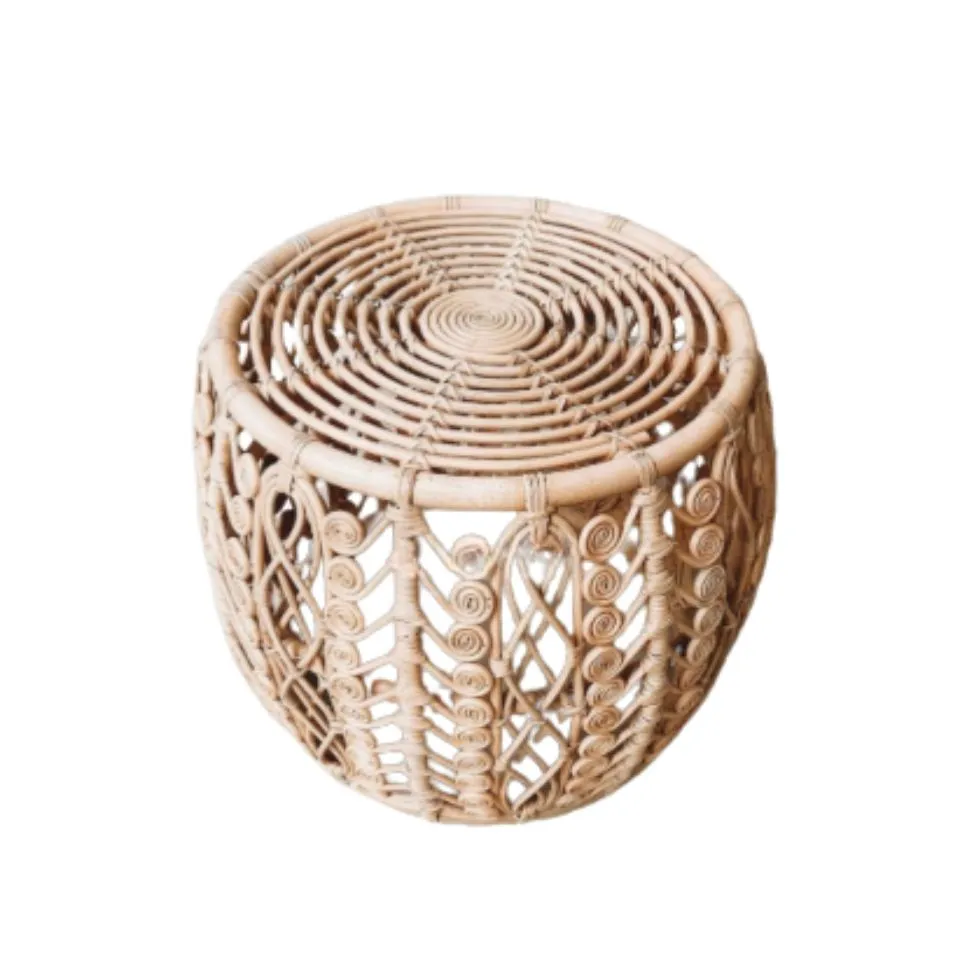 Small Round Rattan Coffee Table Hight Quality