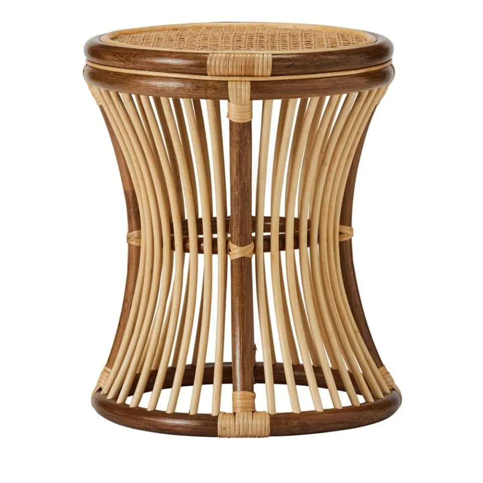 Small Round Rattan Side Table Low Moq