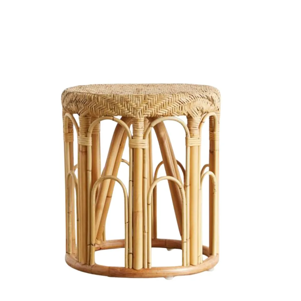 Small Round Rattan Side Table OEM