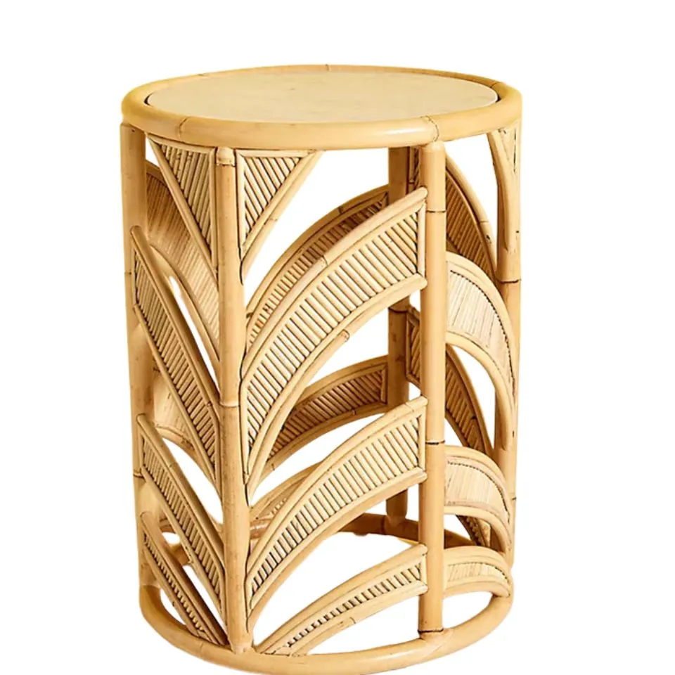Small Round Rattan Side Table Short Lead Time