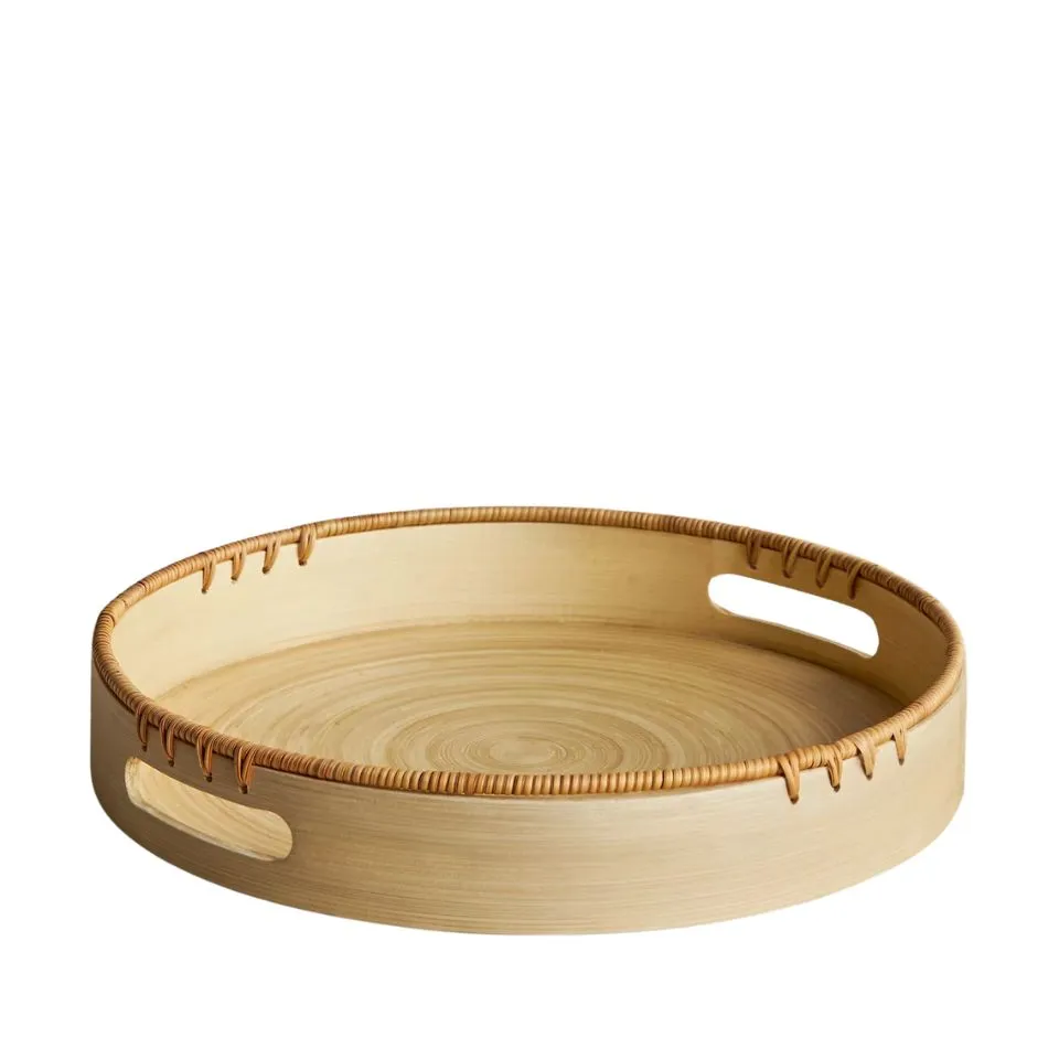 Spun Bamboo Tray Low Moq