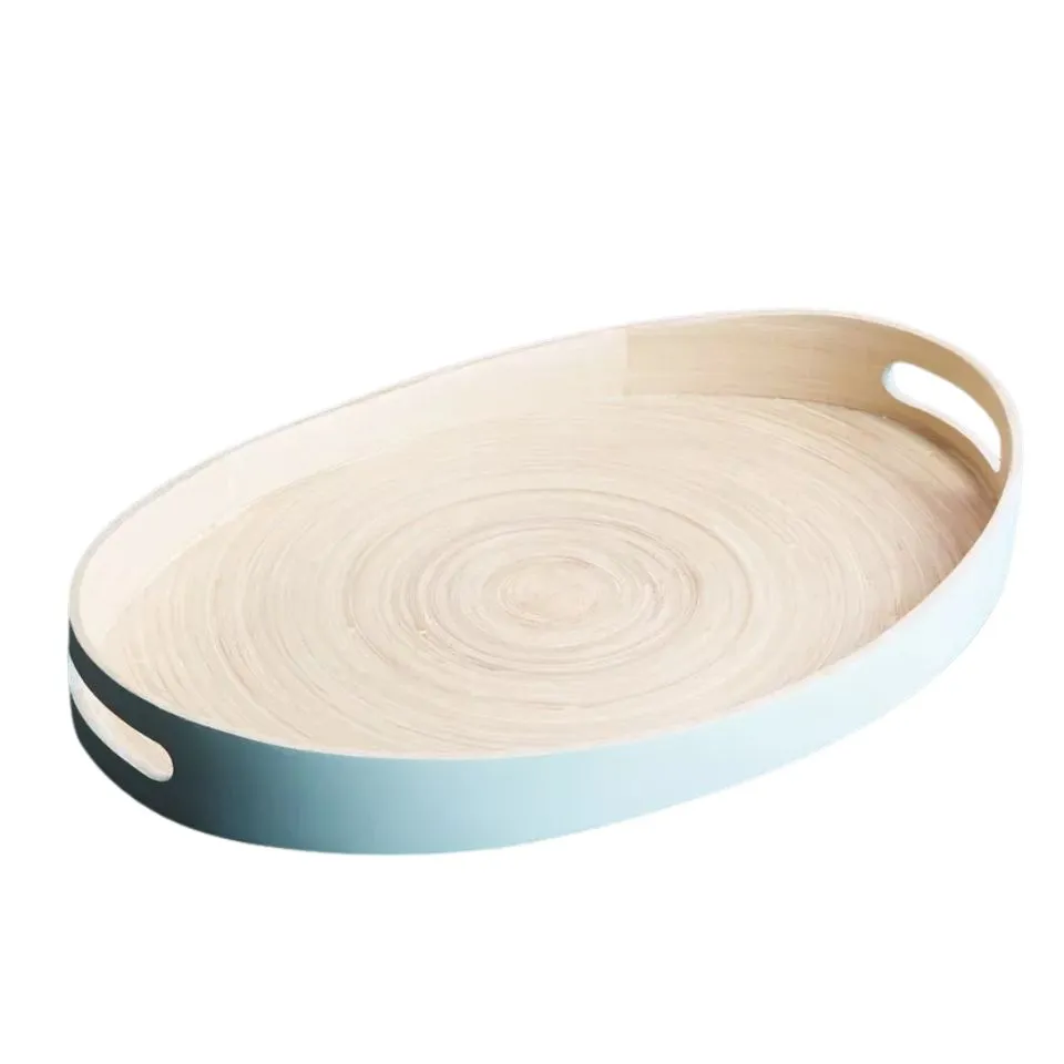 Spun Bamboo Tray Private Label