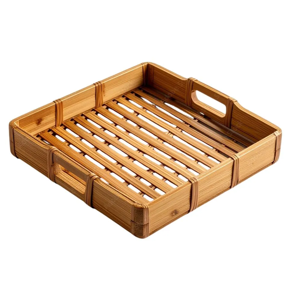 Square Bamboo Serving Tray Short Lead Time