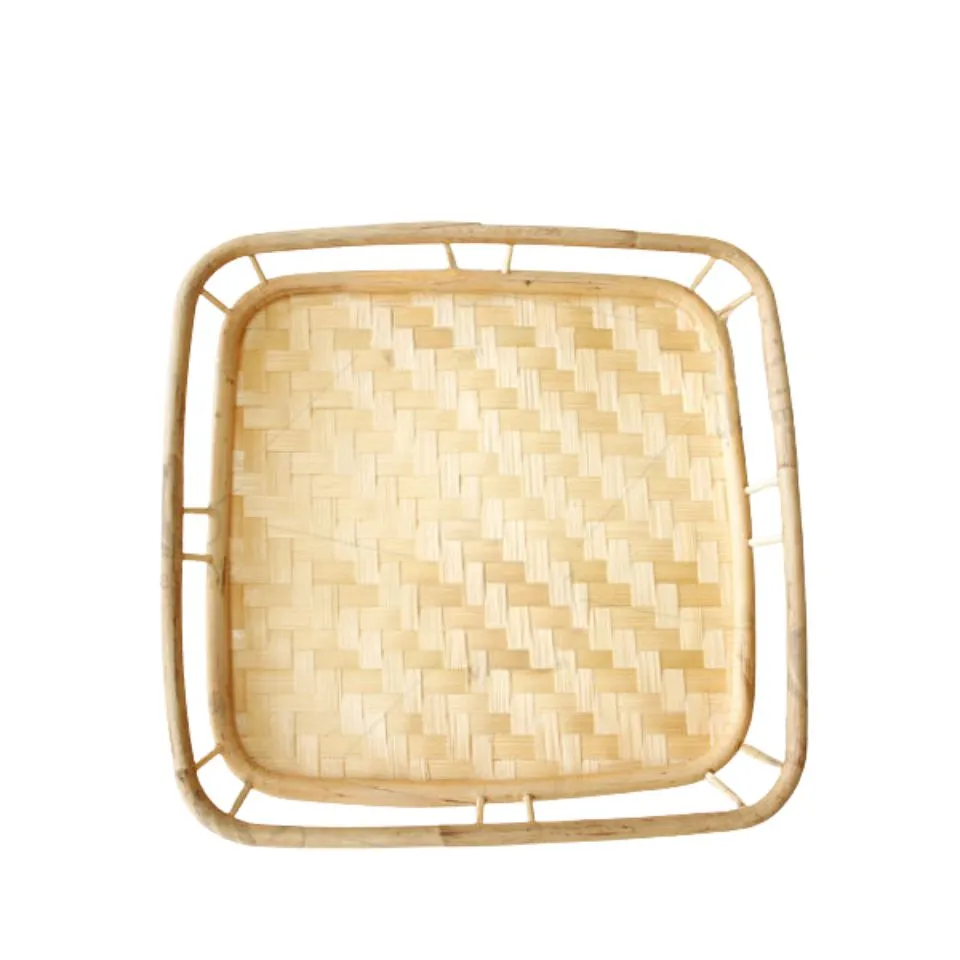 Square Bamboo Serving Tray Custom
