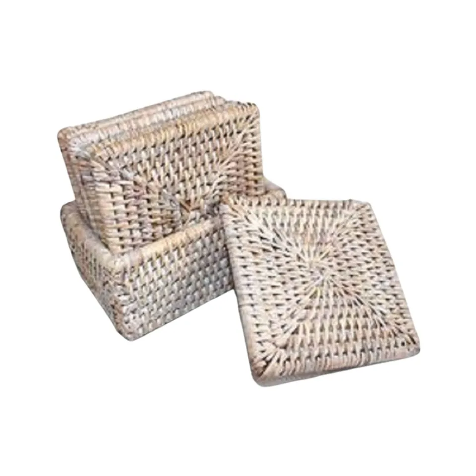 Square Rattan Coasters Vietnam