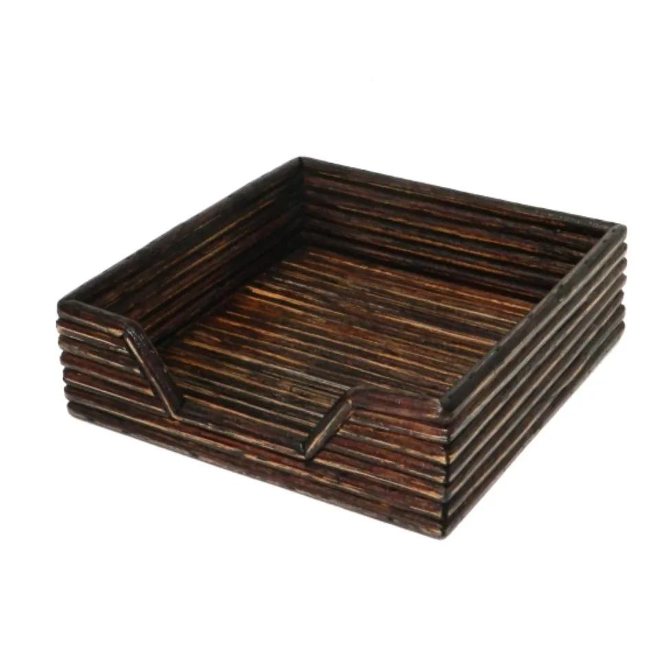 Square Rattan Napkin Holder Vietnam