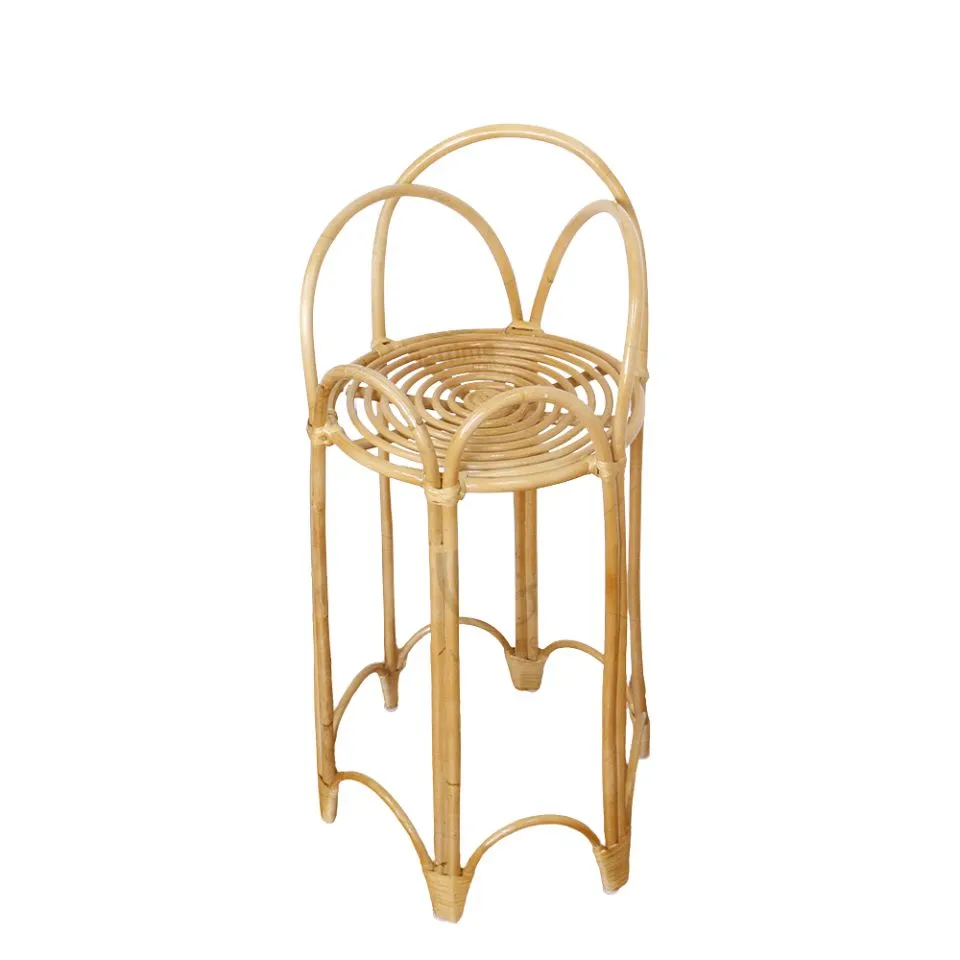 Tall Rattan Plant Stand Custom
