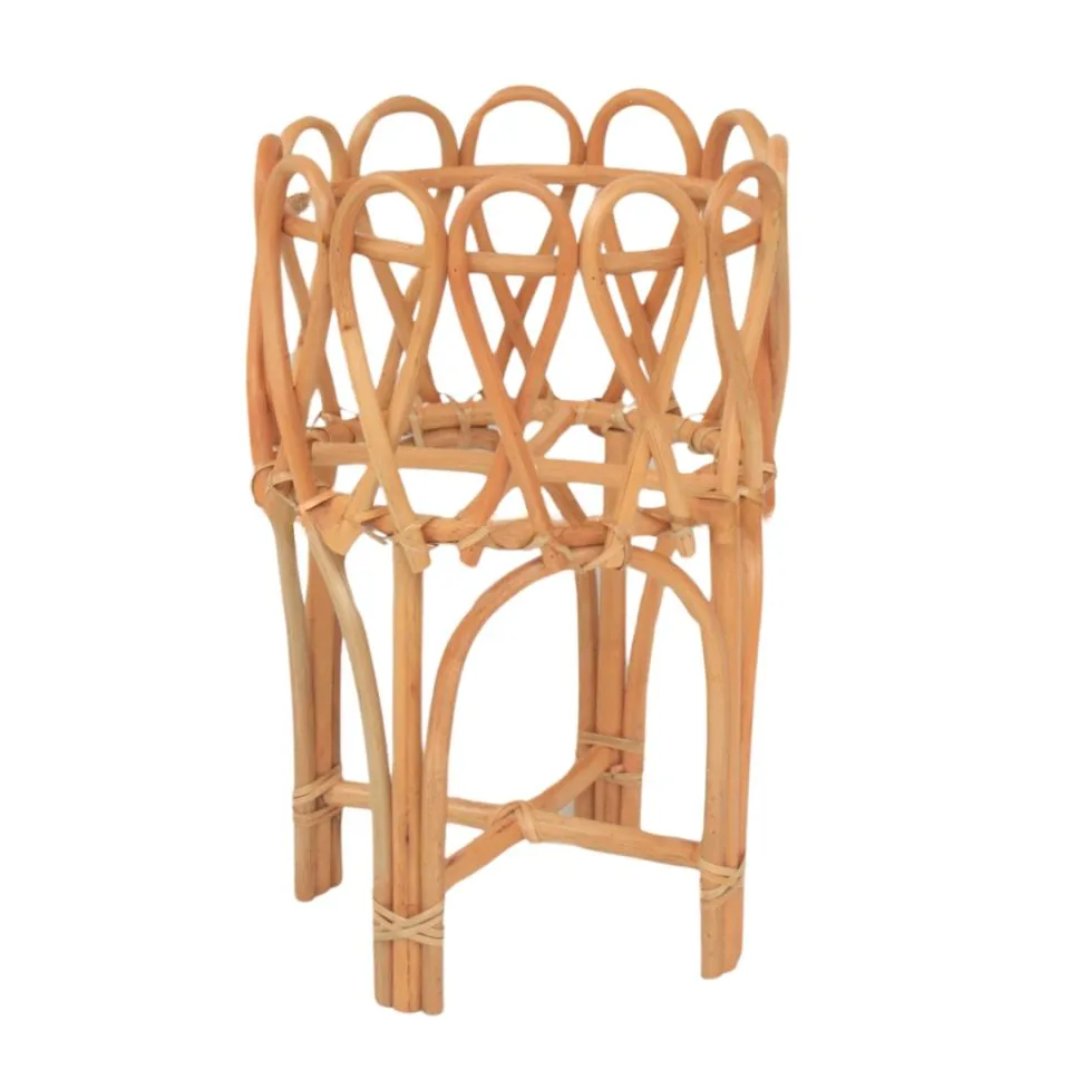 Tall Rattan Plant Stand Low Moq