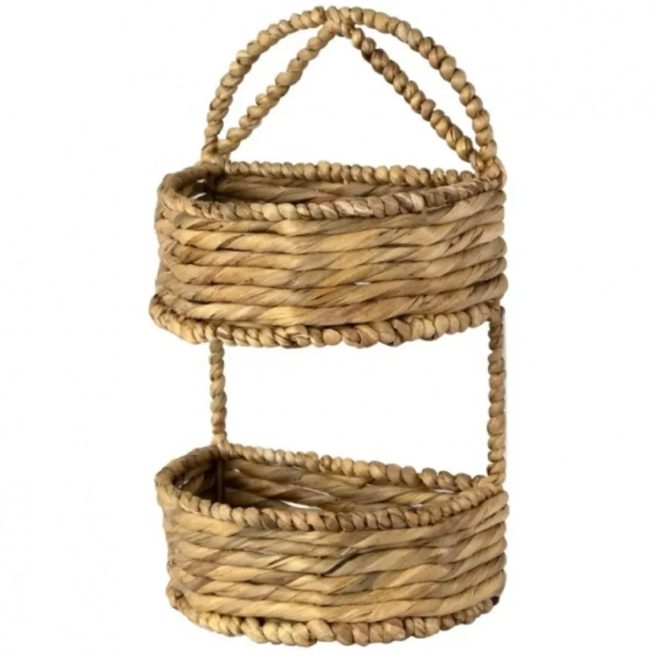 Tier Water Hyacinth Tray Low Moq