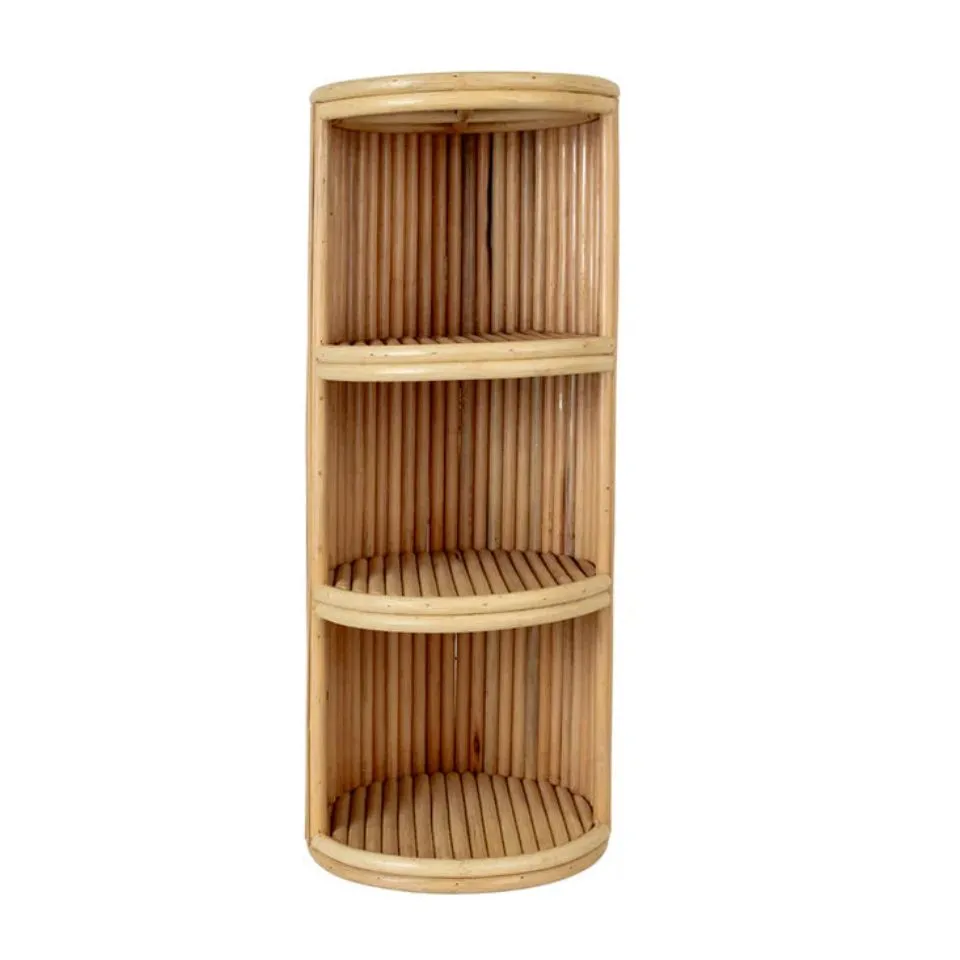 Tiered Rattan Corner Shelf Vietnam