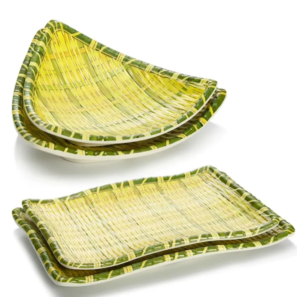 Unique Weaving Bamboo Tray Manufacturer