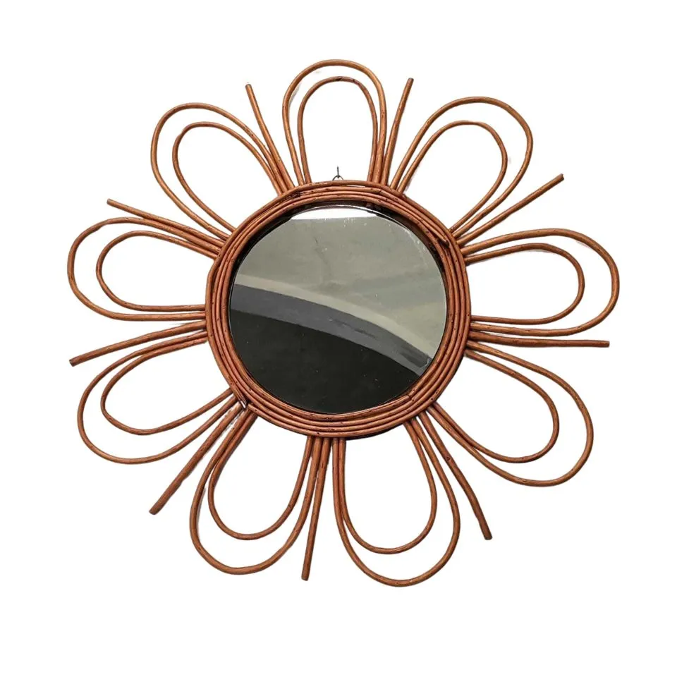 Vintage Style Rattan Mirrors Vietnam