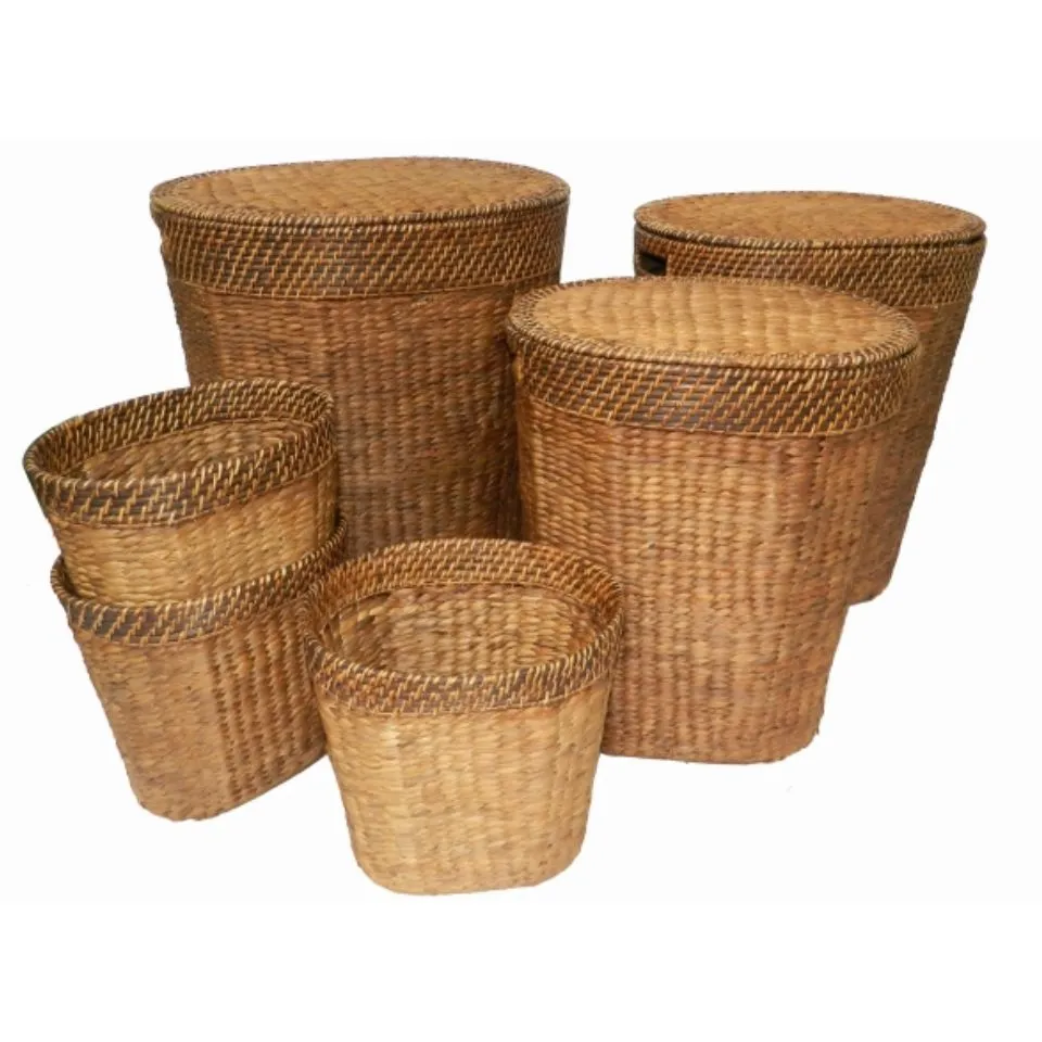 Water Hyacinth Bathroom Set Manufacturer