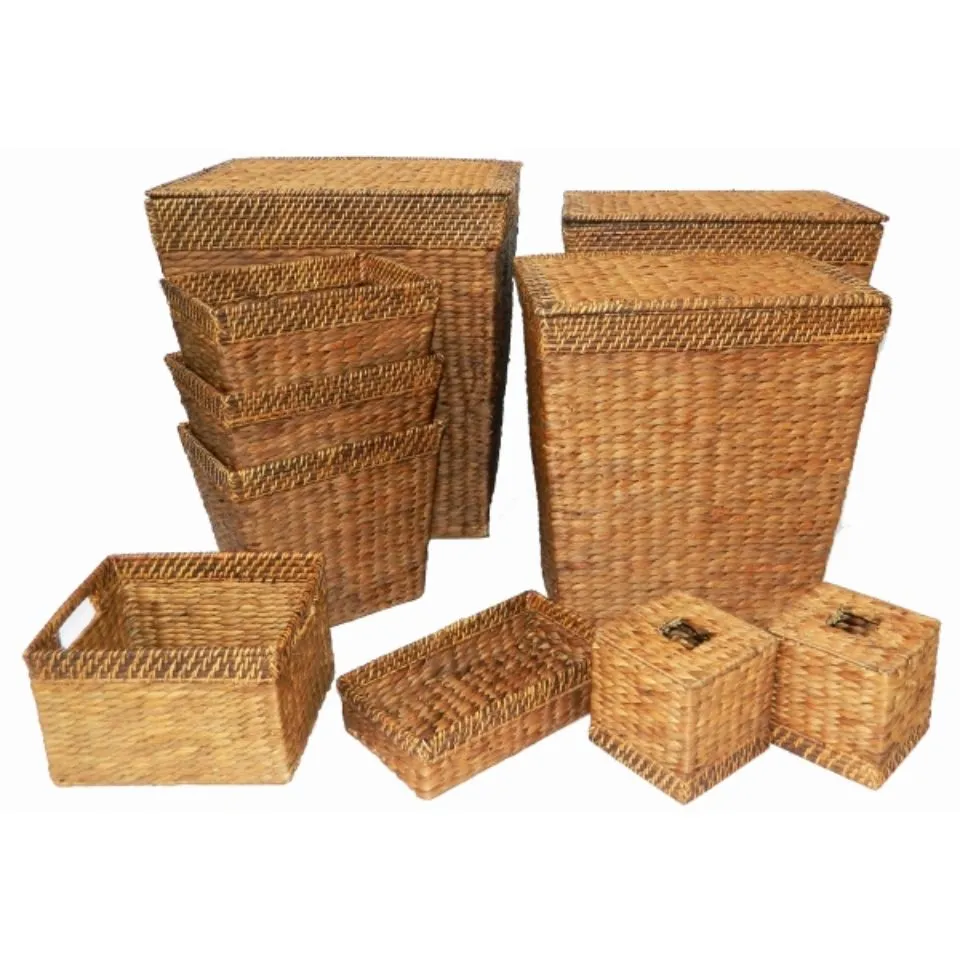 Water Hyacinth Bathroom Set Short Lead Time